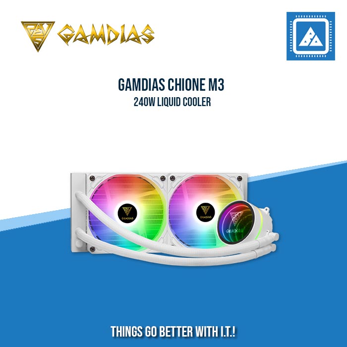 GAMDIAS CHIONE M3-240W LIQUID COOLER GAMDIAS CHIONE M3-240W LIQUID COOLER